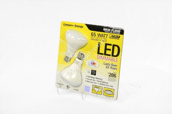 Picture of FEIT ELECTRIC BR30 65 Watt Replacement LED Light Bulb Dimmable BR30 Flood Light CF-1-1019