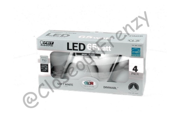 Picture of Feit Electric BR30 FLOOD LED 65 watt replacement CF-1-554