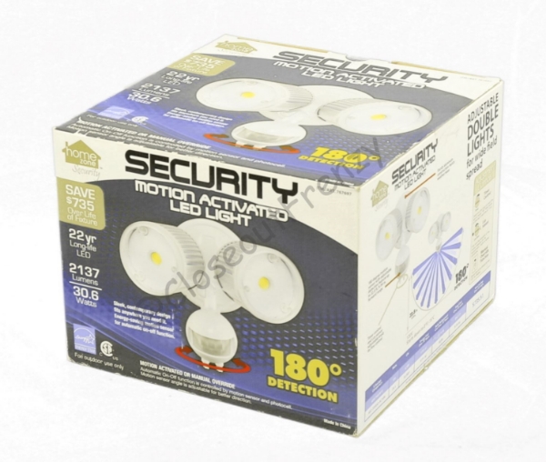 Picture of Home Zone 64321 Security Motion Activated LED Outdoor Security Floodlight - CF-1-183