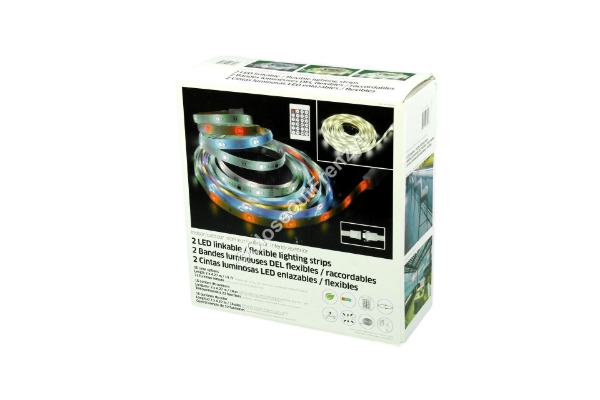Picture of Intertek 962683 LED Flexible Lighting Strips Linkable W/ Wireless Remote Control 2Ct CF-1-405