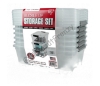 Picture of IRIS Storage Containers Clear Plastic Box Lidded Stackable 12.9 Quart (6-Pack) CF-1-720