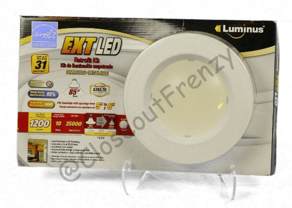 Picture of Luminus Ext LED Dimmable Recessed Retrofit Kit 18W 1200 Lumens CF-1-791