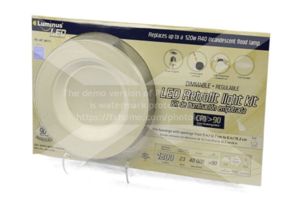 Picture of Luminus LED Dimmable Retrofit Light Kit 1200 Lumens Flood Lamp 120W R40 CF-1-781