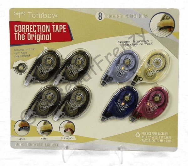 Picture of Tombow Original Correction Tape 8 pack - CF-1-619